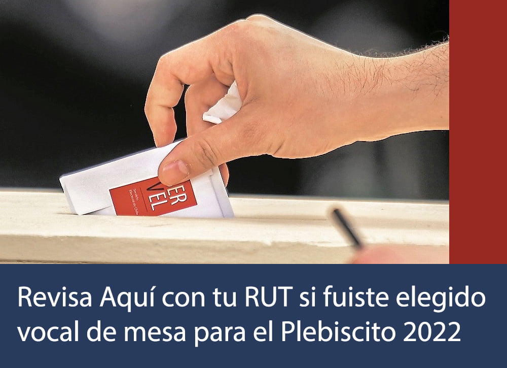 Revisa Aqu Con Tu Rut Si Fuiste Elegido Vocal De Mesa Para El