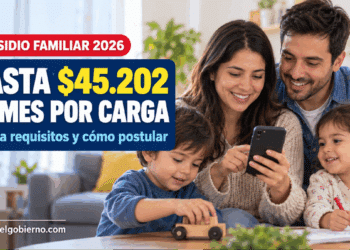 Subsidio Familiar 2026 entrega hasta $45.202 al mes por carga: revisa quiénes pueden recibirlo y cómo postular